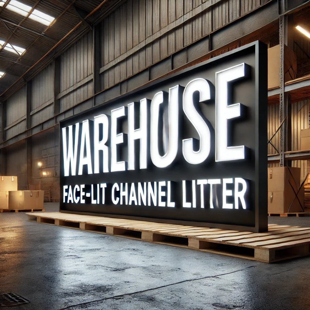 Lit Channel Letters Custom – Face Illuminated Signage