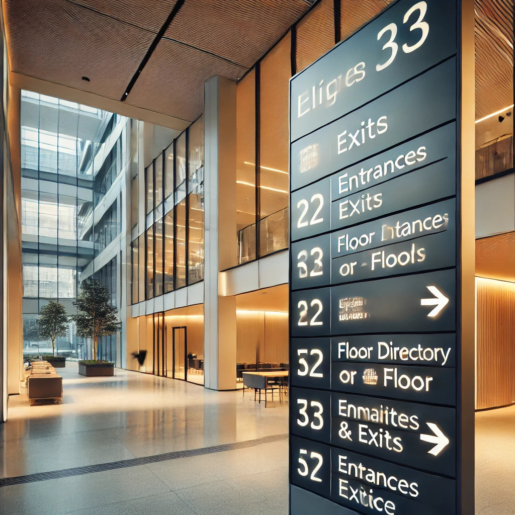 Directional Signage - Wayfinding Signs, IndoorOutdoor Solutions