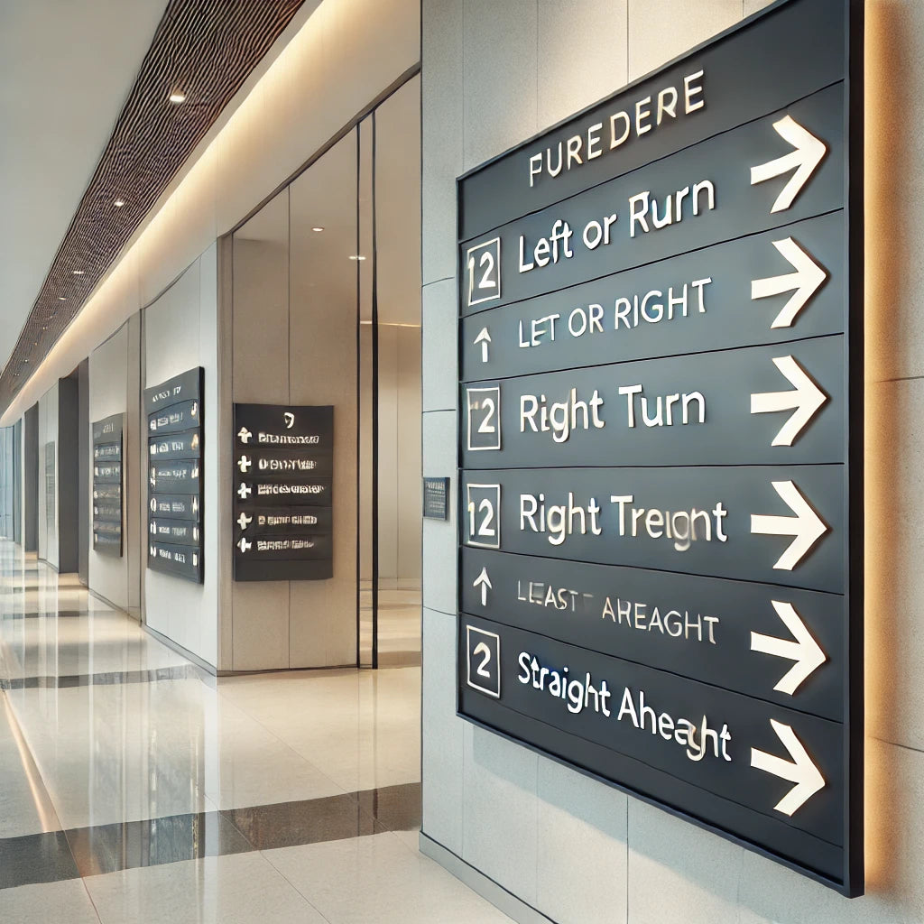 Directional Signage - Wayfinding Signs, IndoorOutdoor Solutions