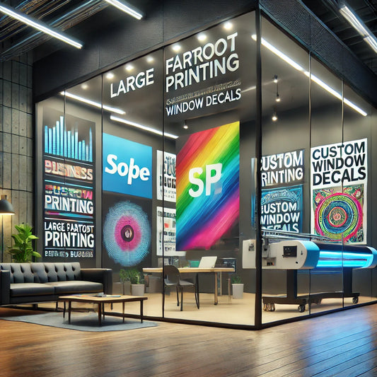 Large Format Printing – Custom Window Decals for Business