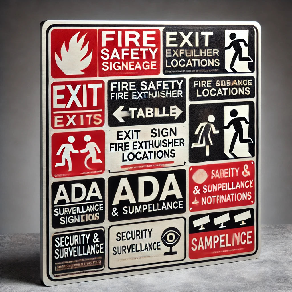 Safety & Compliance Signage – Custom Warning, Hazard, and Regulatory Signs 