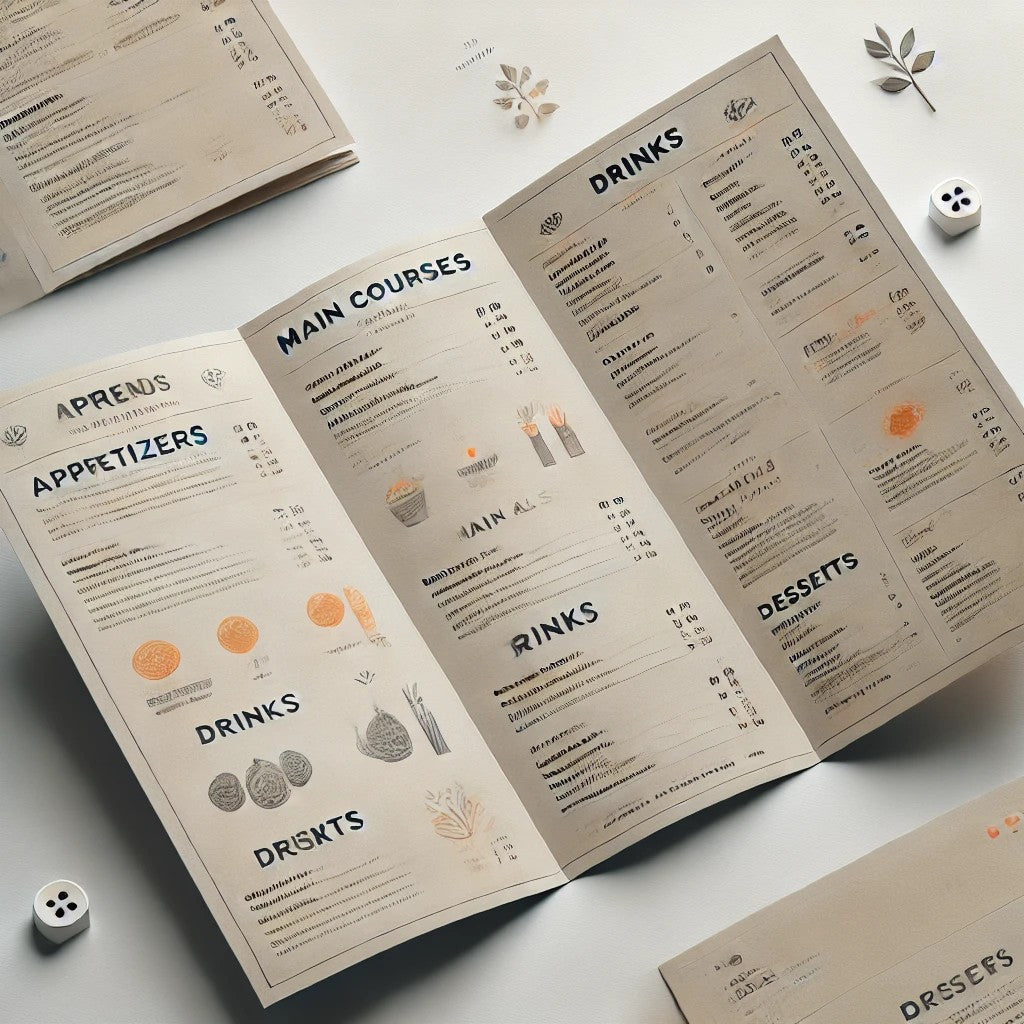 Menus (50 unit)