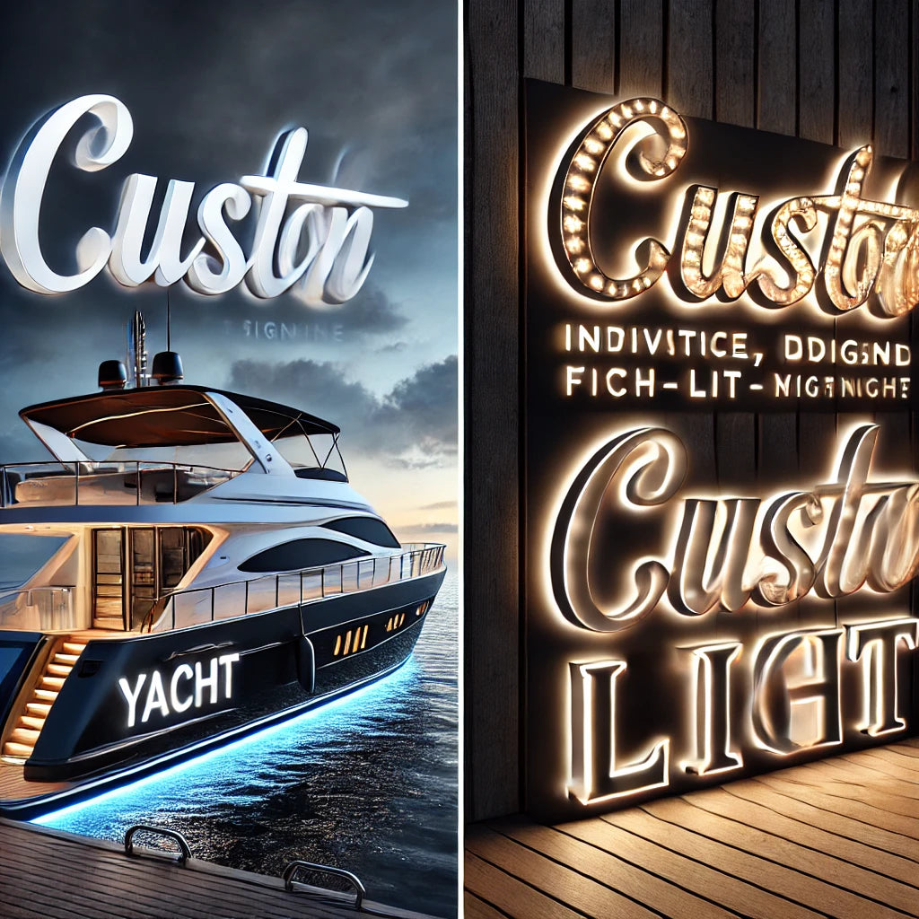 Yacht Signage – Custom Yacht Names and Lettering 